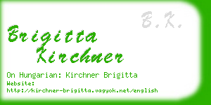 brigitta kirchner business card